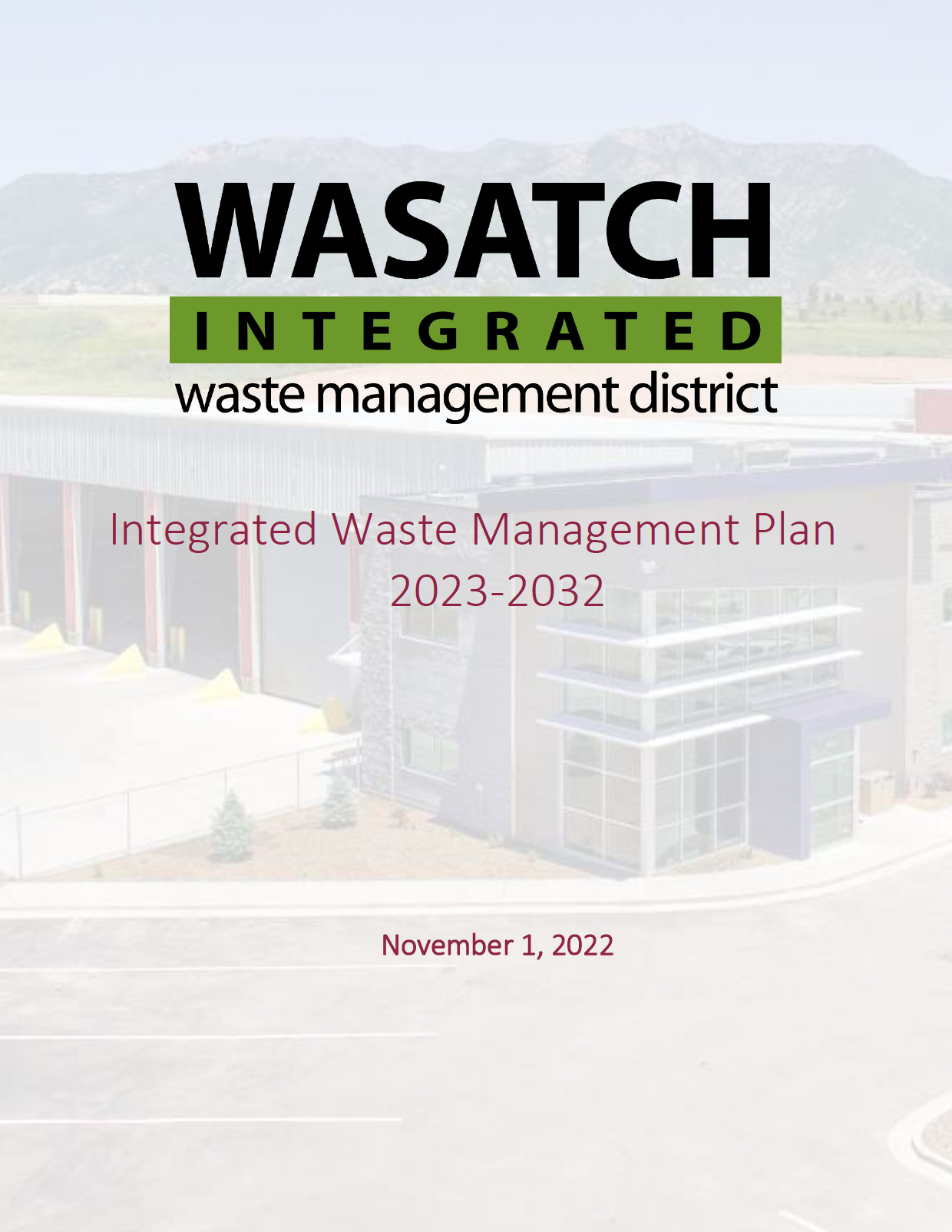 WIWMD Integrated Waste Management Plan Final 110122